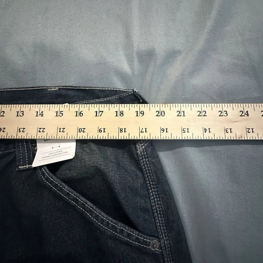 Levis Jeans Mens 38x30 Signature Strauss Carpenter Dark Wash Workwear Relaxed